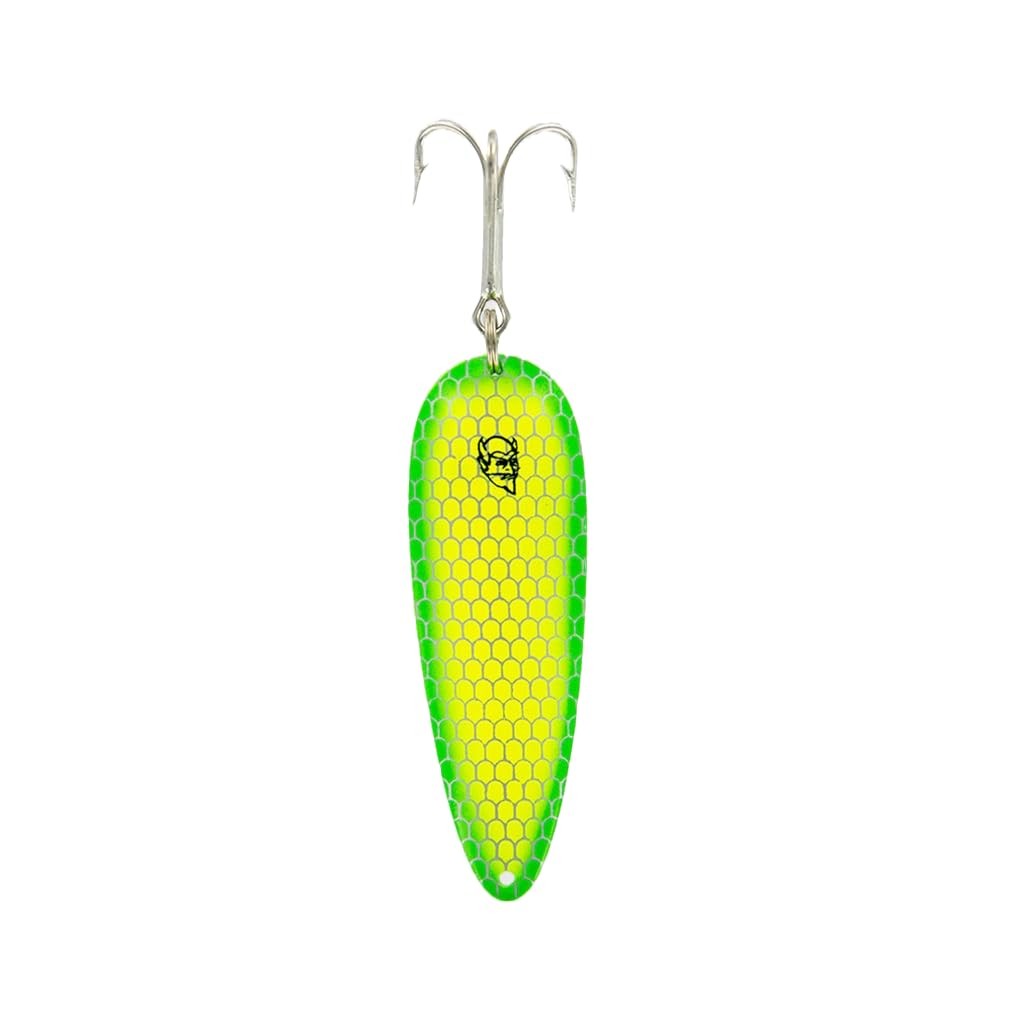 Dardevle Skeeter 2/32 oz Scale Chartreuse Flo Green Fishing Lure 15/16″ x 3/8″