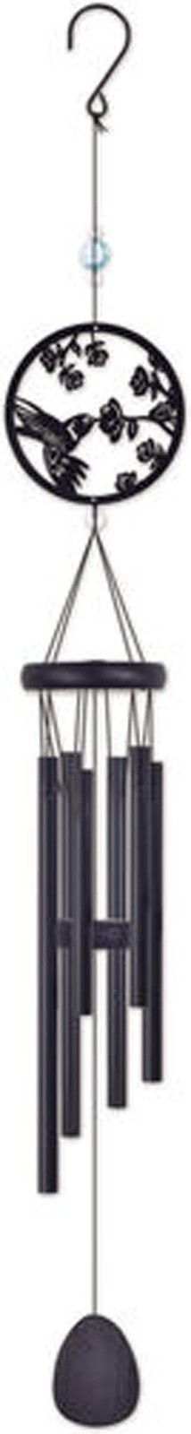 Sunset Vista Designs 35″ Aluminum Hummingbird Wind Chime – Outdoor Garden Décor