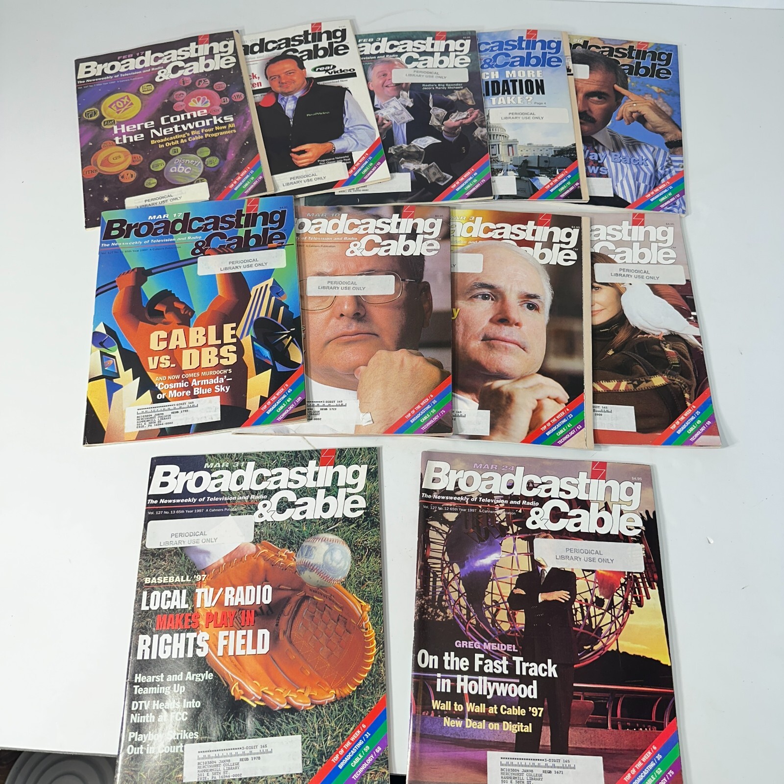 800+ HUGE Lot Broadcasting & Cable Magazines Vintage TV Radio History 1990-2000s