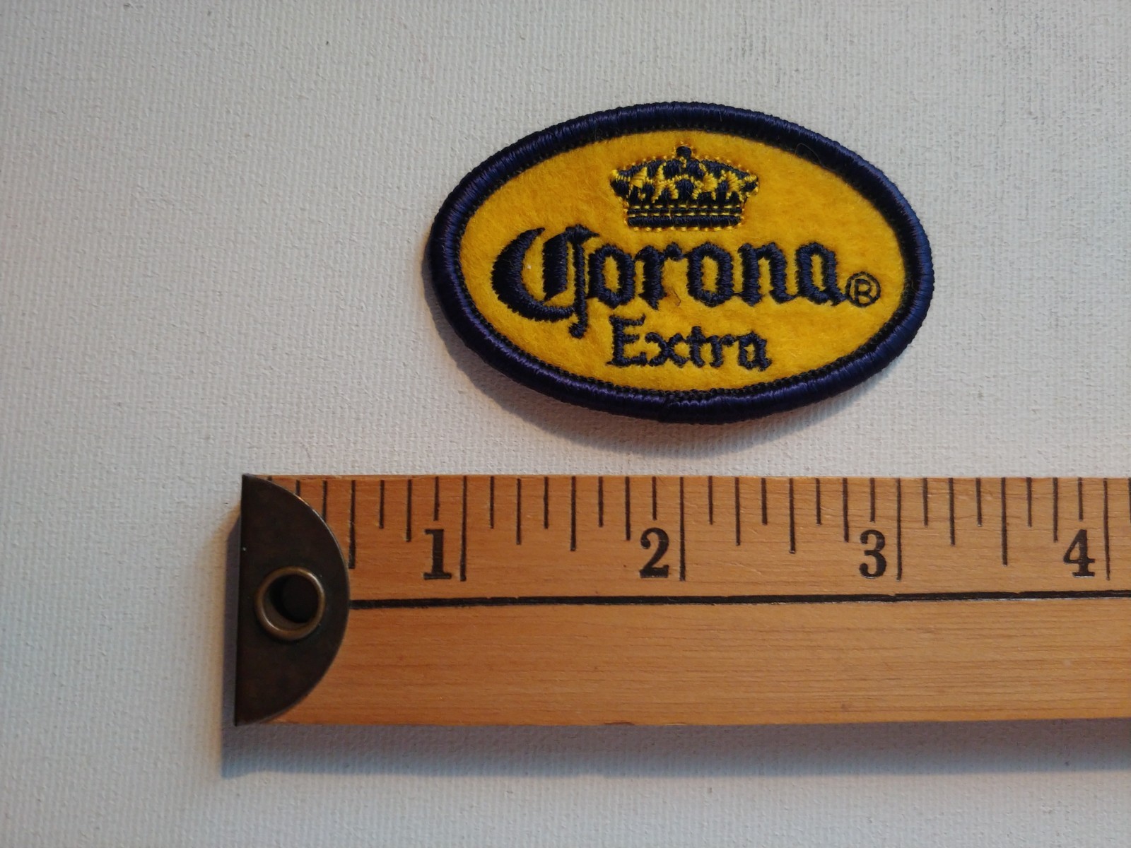 * 1 RARE 80S CORONA EXTRA BEER BREWERY MEXICO PATCH CREST ECUSSON *