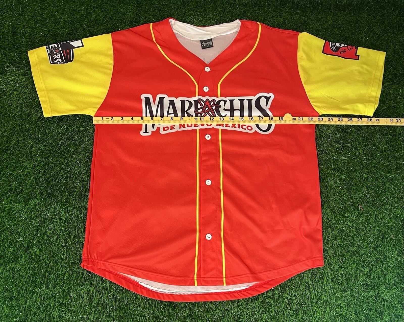 Albuquerque Isotopes 20th Anniversary Marachis de Nuevo Mexico Jersey Adult L