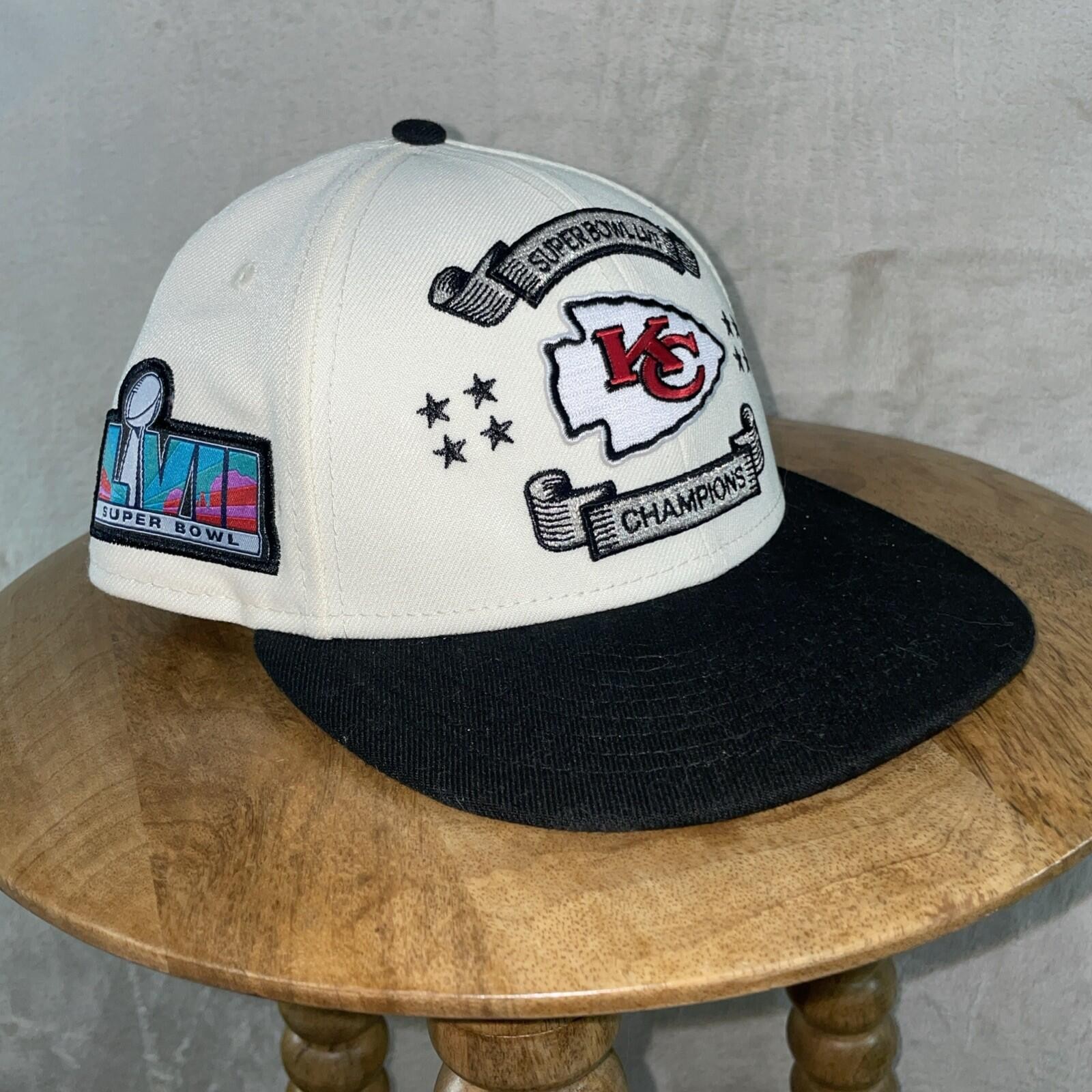 NEW – Authentic New Era 9FIFTY Snapback KC Chiefs Super Bowl LVII Champions Hat