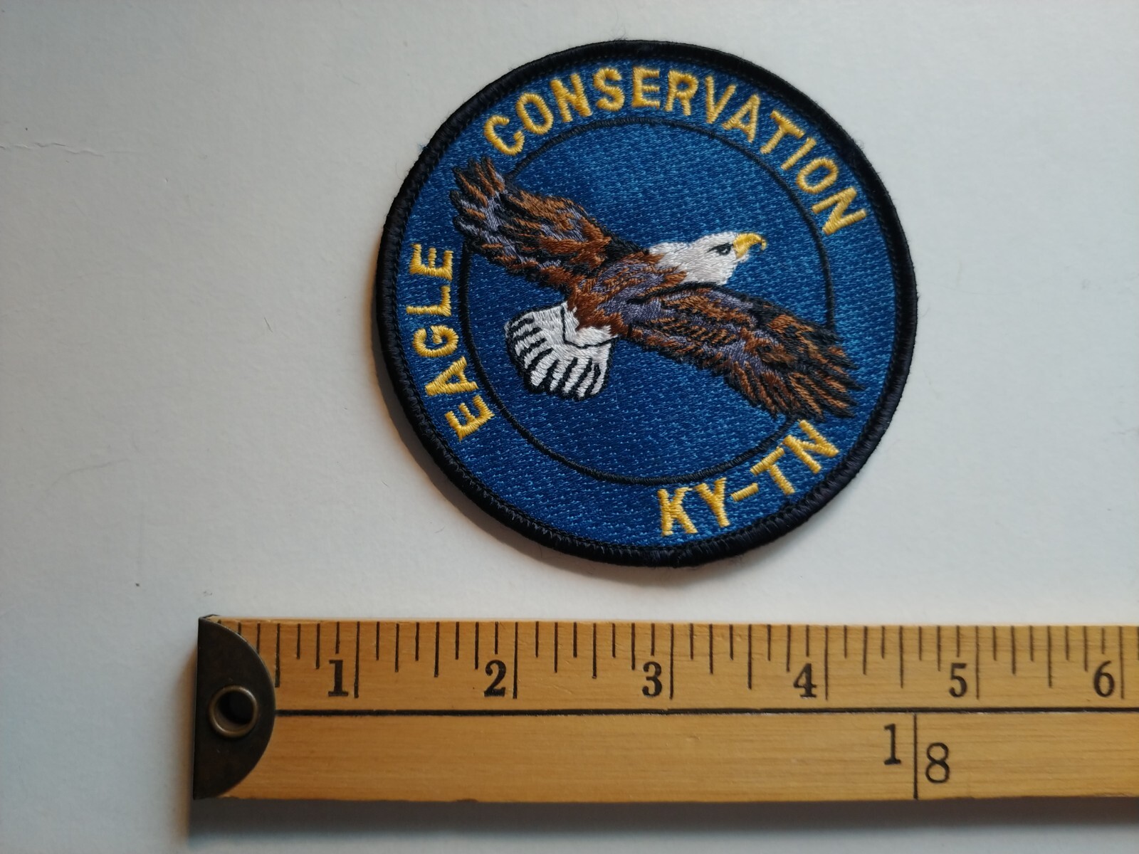 * 90S EAGLE CONSERVATION WILDLIFE KENTUCKY KY TENNESSEE TN PATCH CREST *