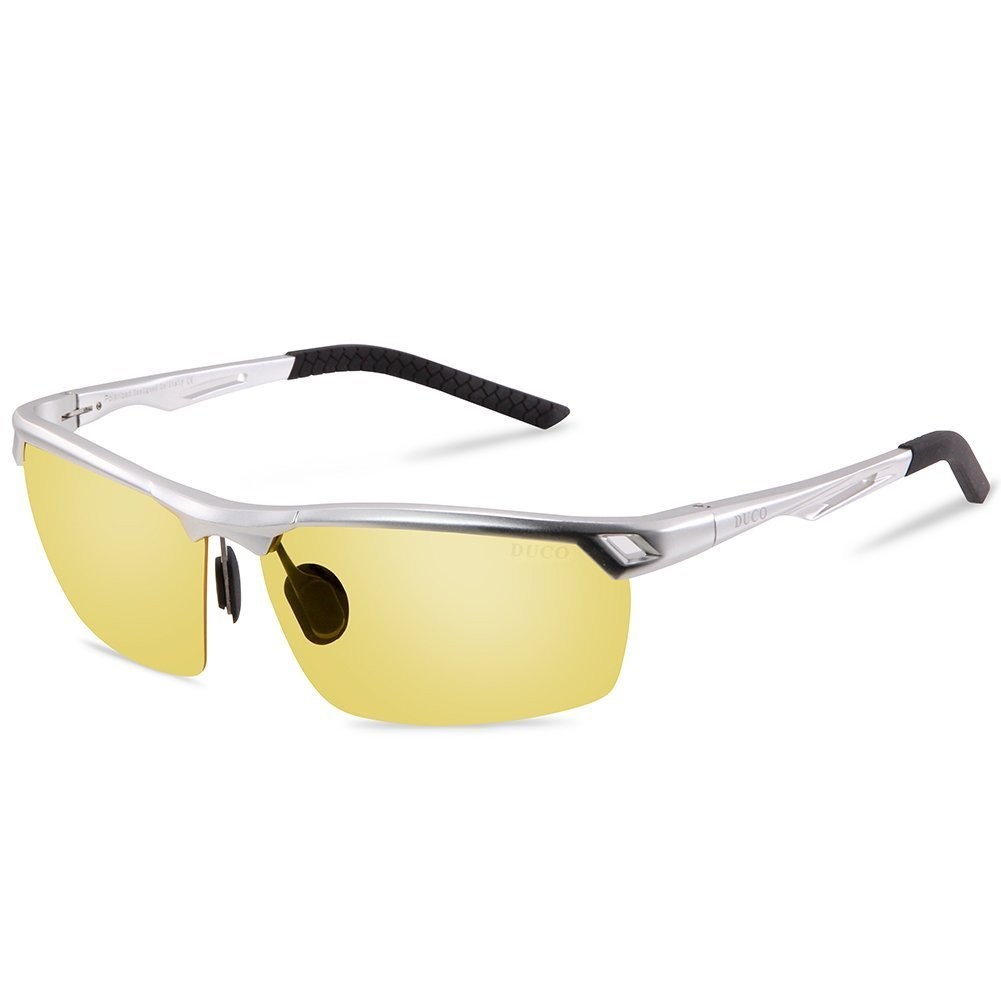 DUCO Night-vision Glasses Polarized Night Driving Men’s Shooting Glasses
