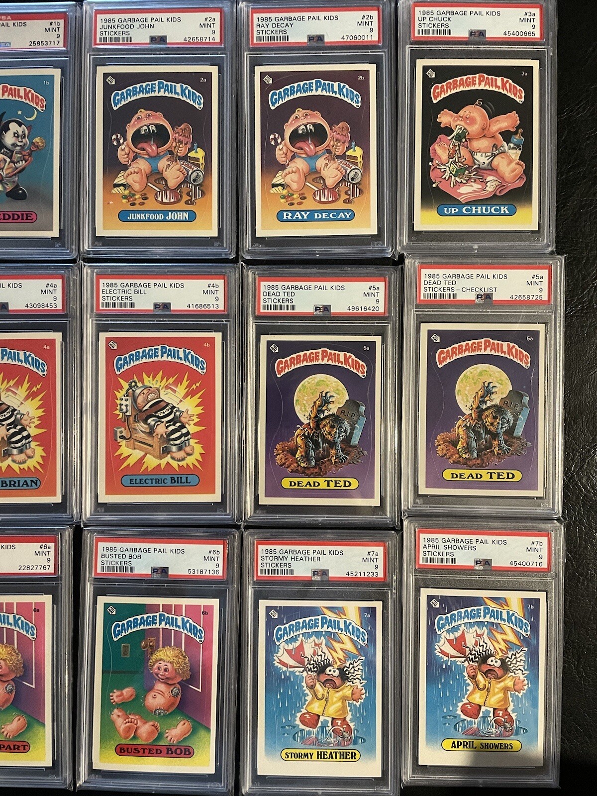 Garbage Pail Kids OS1 ALL PSA 9 Lot! THE ENTIRE 88 card set Graded Mint!!