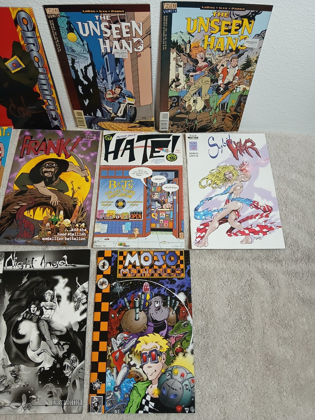 JUNK DRAWER LOT OF 20+*DC/INDEPENDENT*COMIC BOOKS*MAGAZINES*BOOKS+MORE*SP*SAI