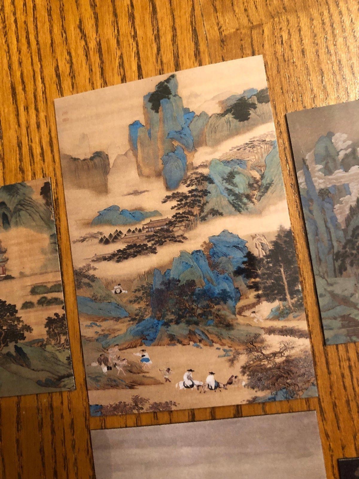 Qiu Ying fridge magnets Chinese classical art Ming Dynasty China illustration