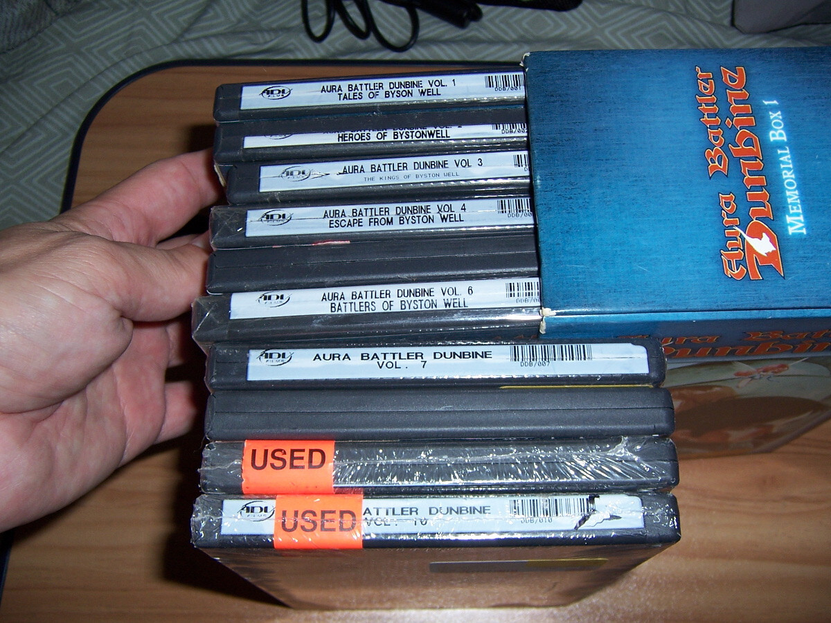 Aura Battler Dunbine DVD Lot Box Set 1 + 2 3 4 5 6 7 8 9 10