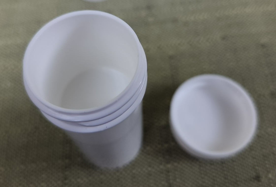 Junk Drawer Lot of New Plastic Tubes Containers with Lids, Various Sizes