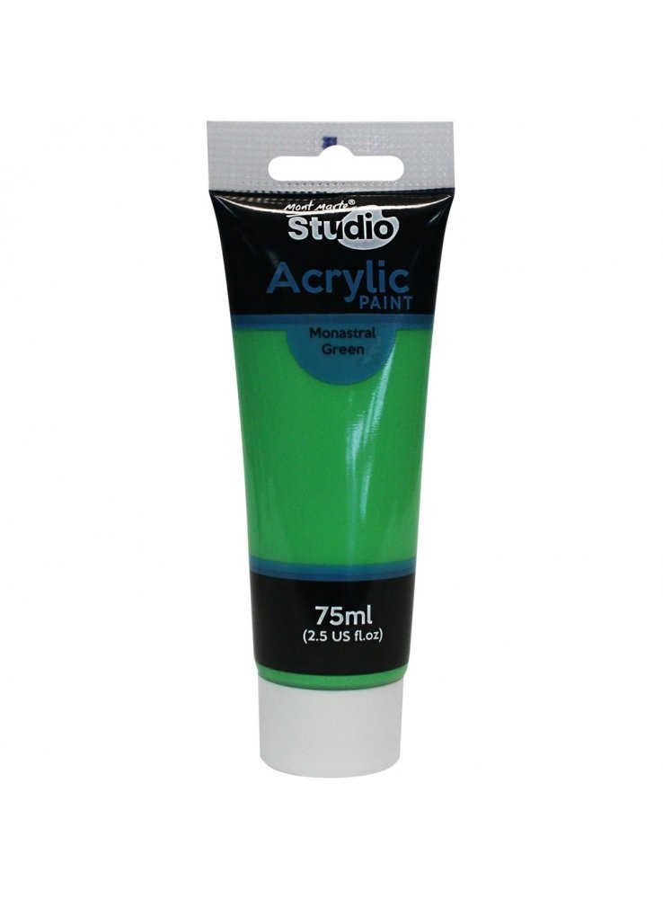 Mont Marte Signature Acrylic Colour 75ml (2.54oz) – Monastral Green