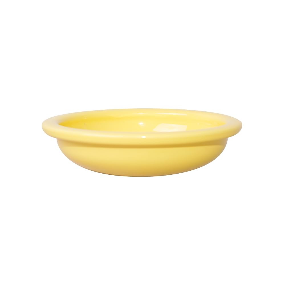 BOWLBOWL Elevated Cat Dog Bowl 6.5 Inch Raised Anti Vomit Yellow