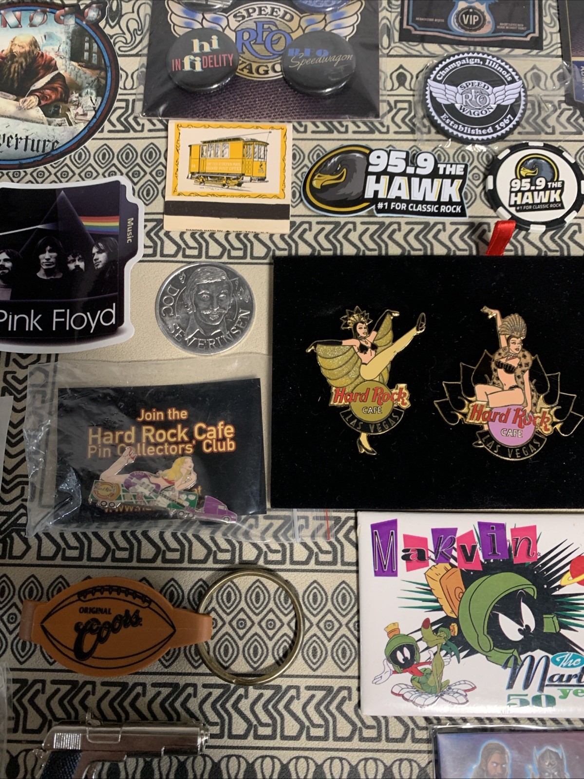 Amazing Junk Drawer Pokémon Hardrock Cafe Three Dog Night Signed Ticket & More