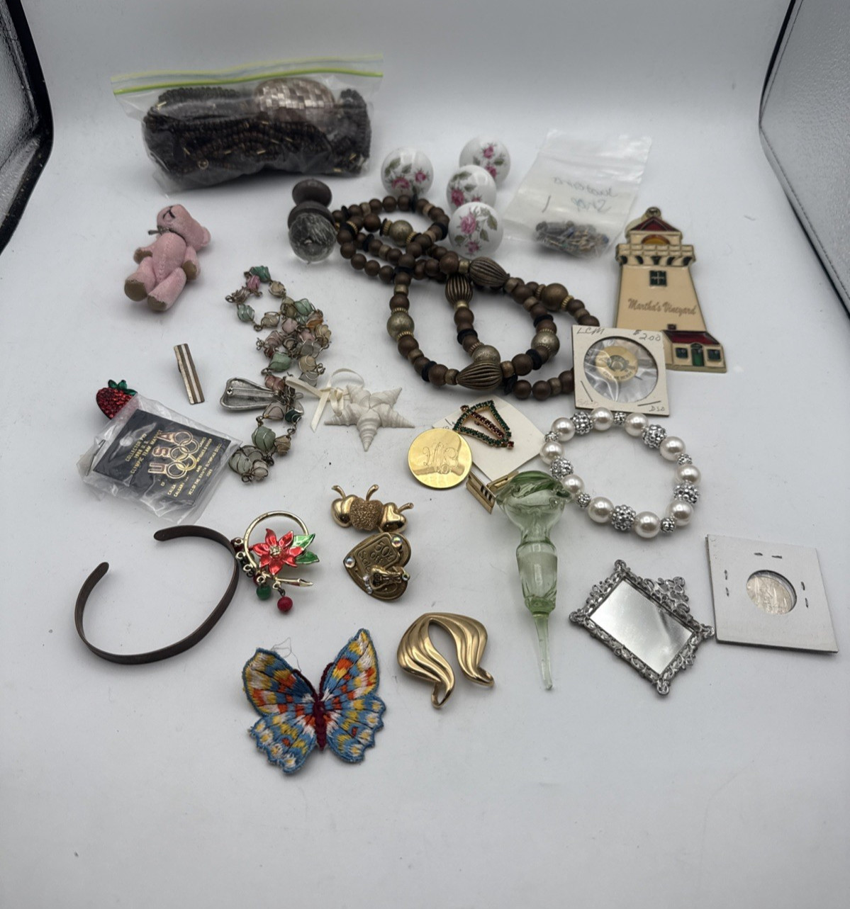 Junk Drawer Lot Of Vintage Misc. Odds & Ends Jewelry, Collectibles and more