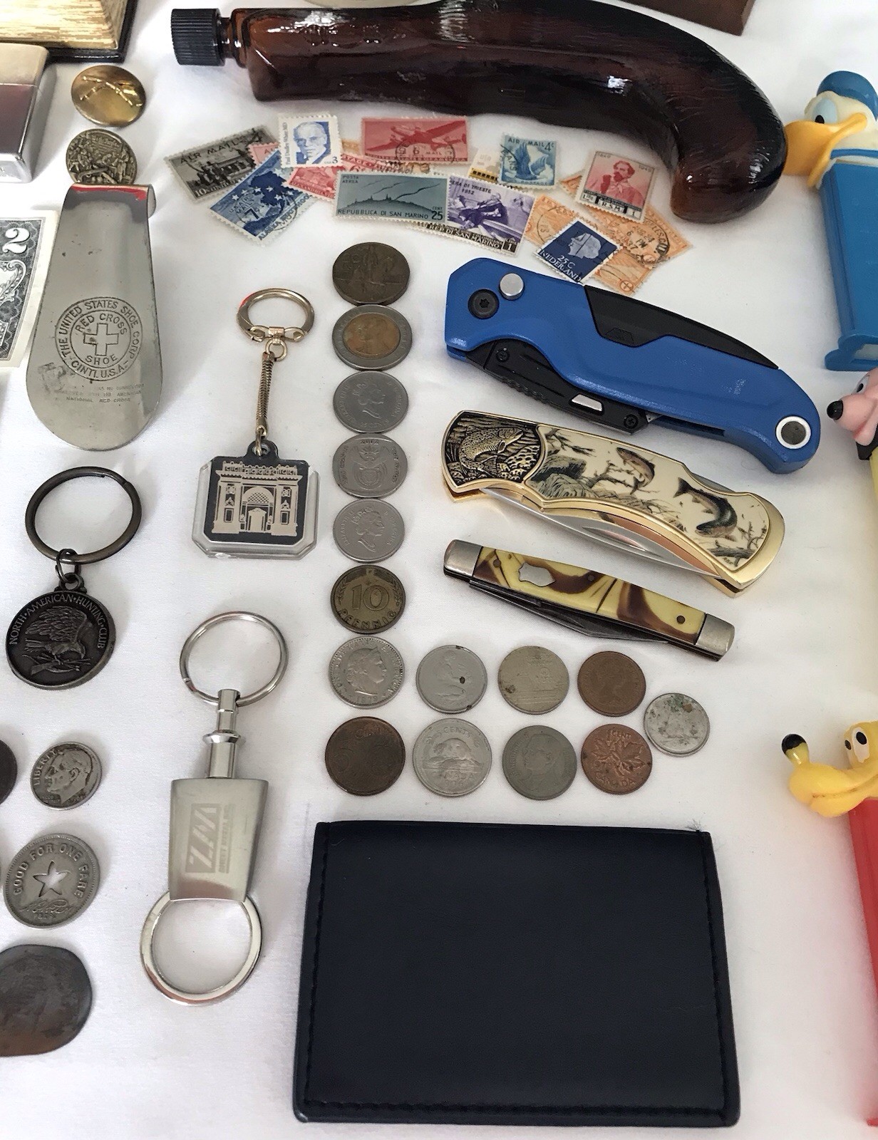 VTG/Antique Estate/Auction ~ Coins/Sterling/Knives/Jewelry/Lighters/Stamps 150+