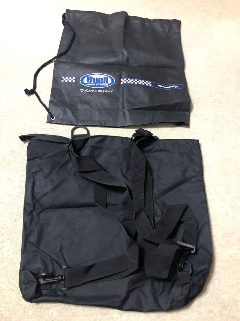 2 Pieces Buell Harley-Davidson Tote Bag Rucksack