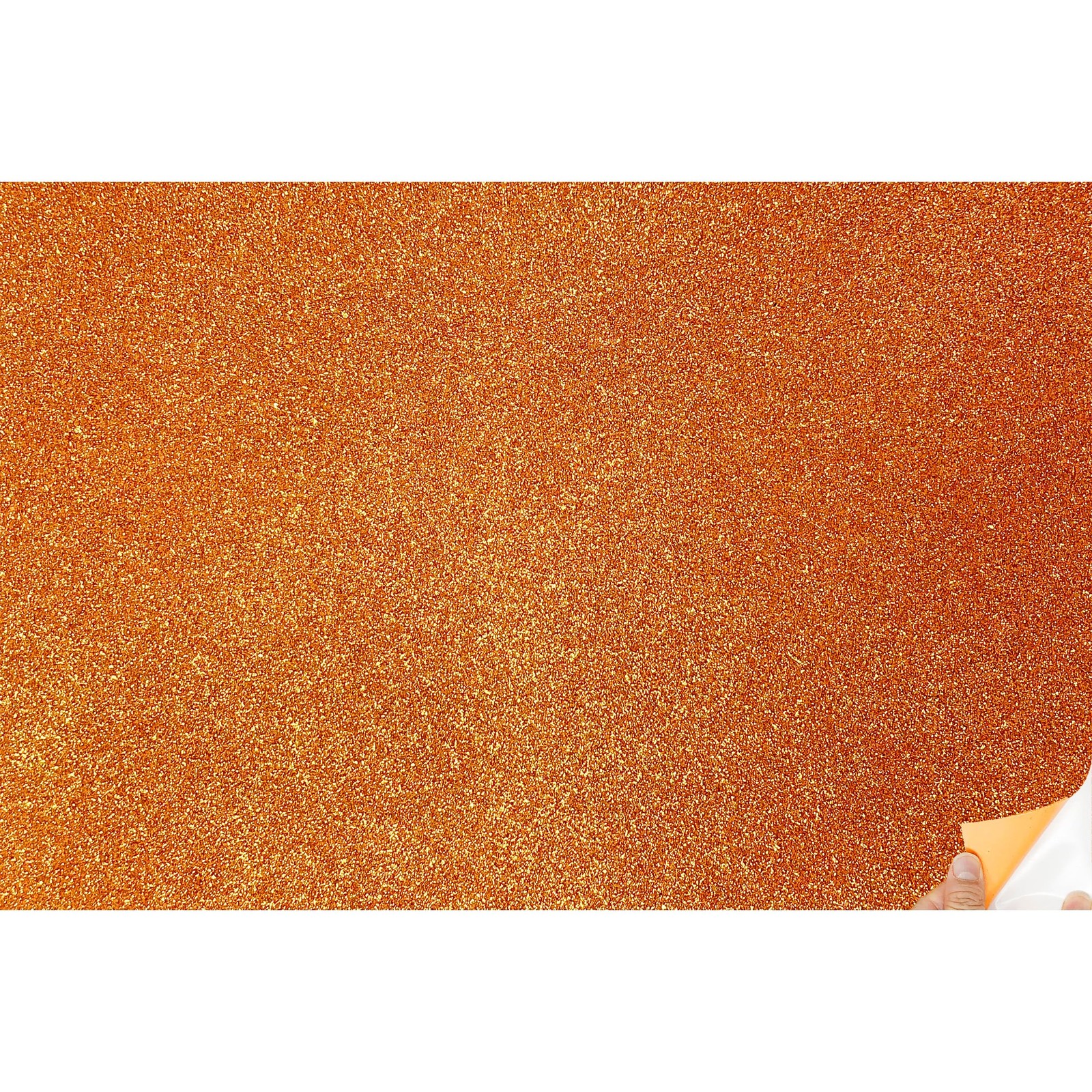 Allgala Jumbo Glitter EVA Foam Sheets 10 Pack 16×24 Inch Orange Craft