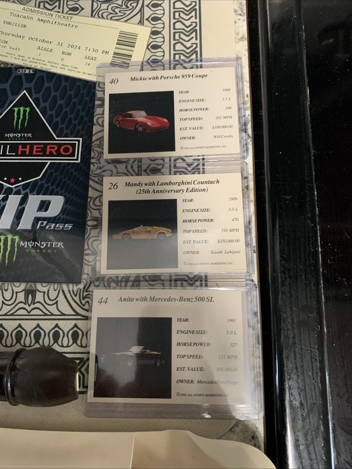 Amazing Junk Drawer Pokémon Hardrock Cafe Three Dog Night Signed Ticket & More