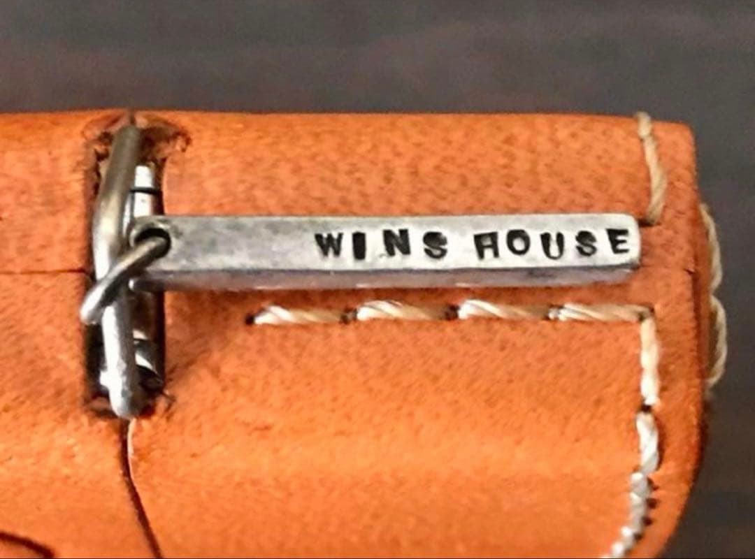 Zippo WINS HOUSE Winds House Leather Made in 2004 Good Condition