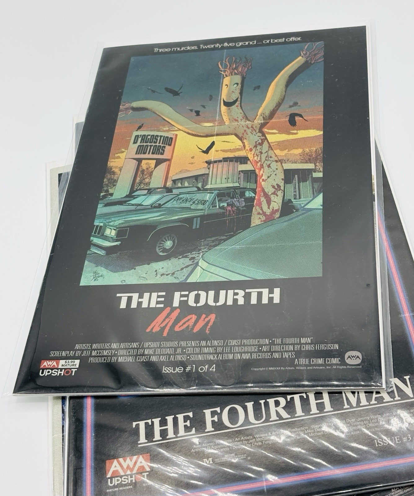 Fourth Man #1 2 3 4 Set AWA Upshot Comics 2022 Lot of 4