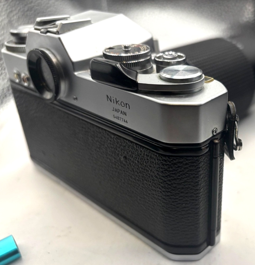 Rare MINT NIKON Nikkormat EL 35mm SLR w/ NAI follower + 75-150mm f3.5