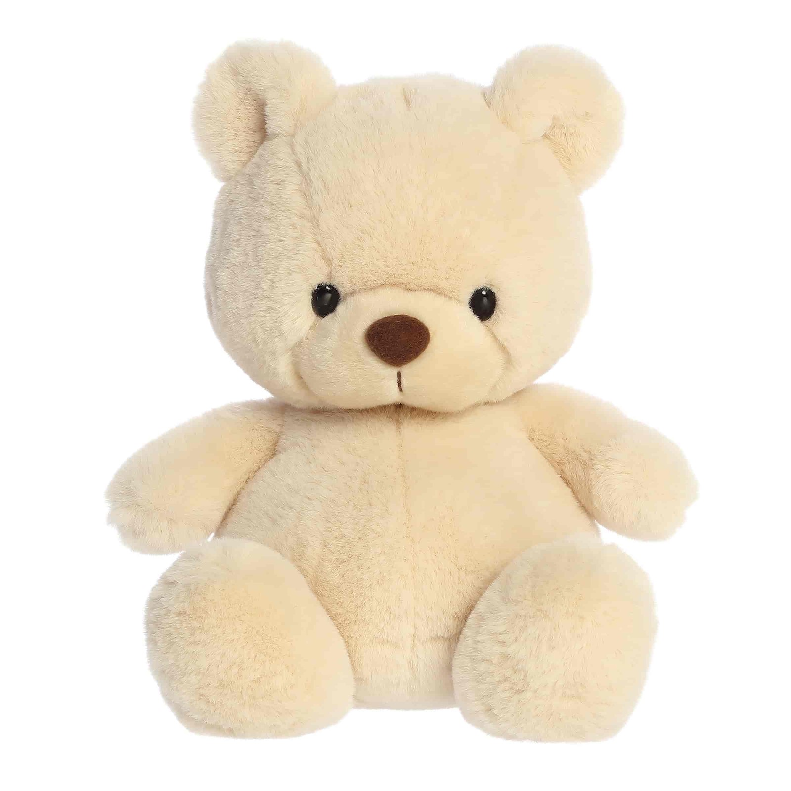Aurora Snuggly Dumplin Bear Plush 9in Beige Stuffed Animal Toy