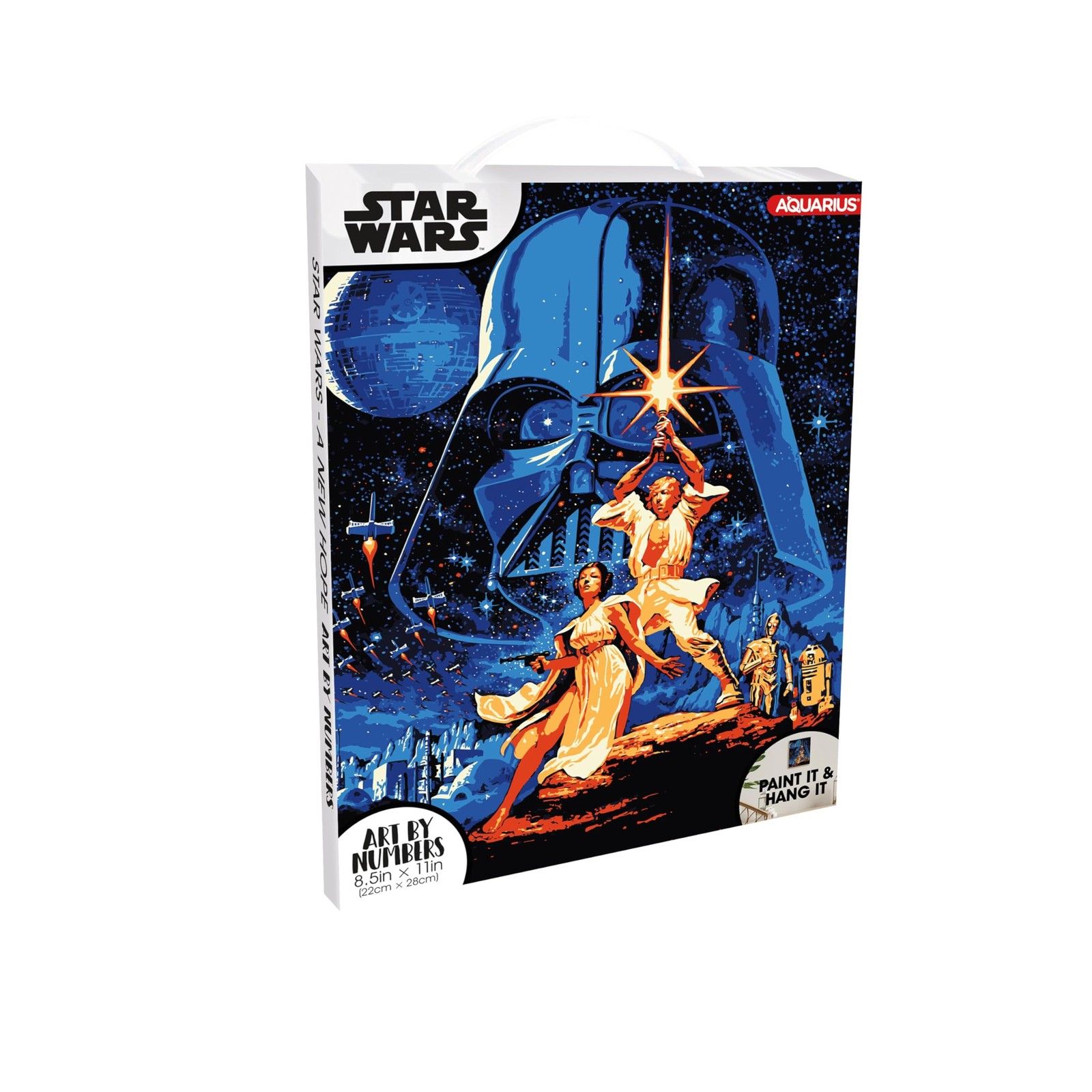 AQUARIUS Star Wars Paint by Numbers Kit, A New Hope, 8.5×11 in Mini Set
