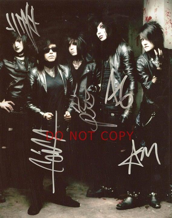 Black Veil Brides band SIGNED reprint 11×14 Poster Photo Autographed RP #2