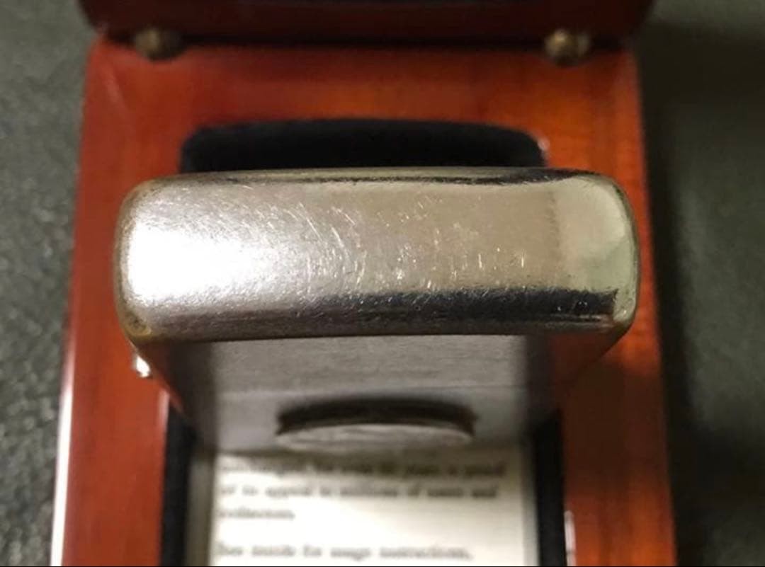 Zippo twin-engine plane vintage ~ early 1953 rare item with wooden box case