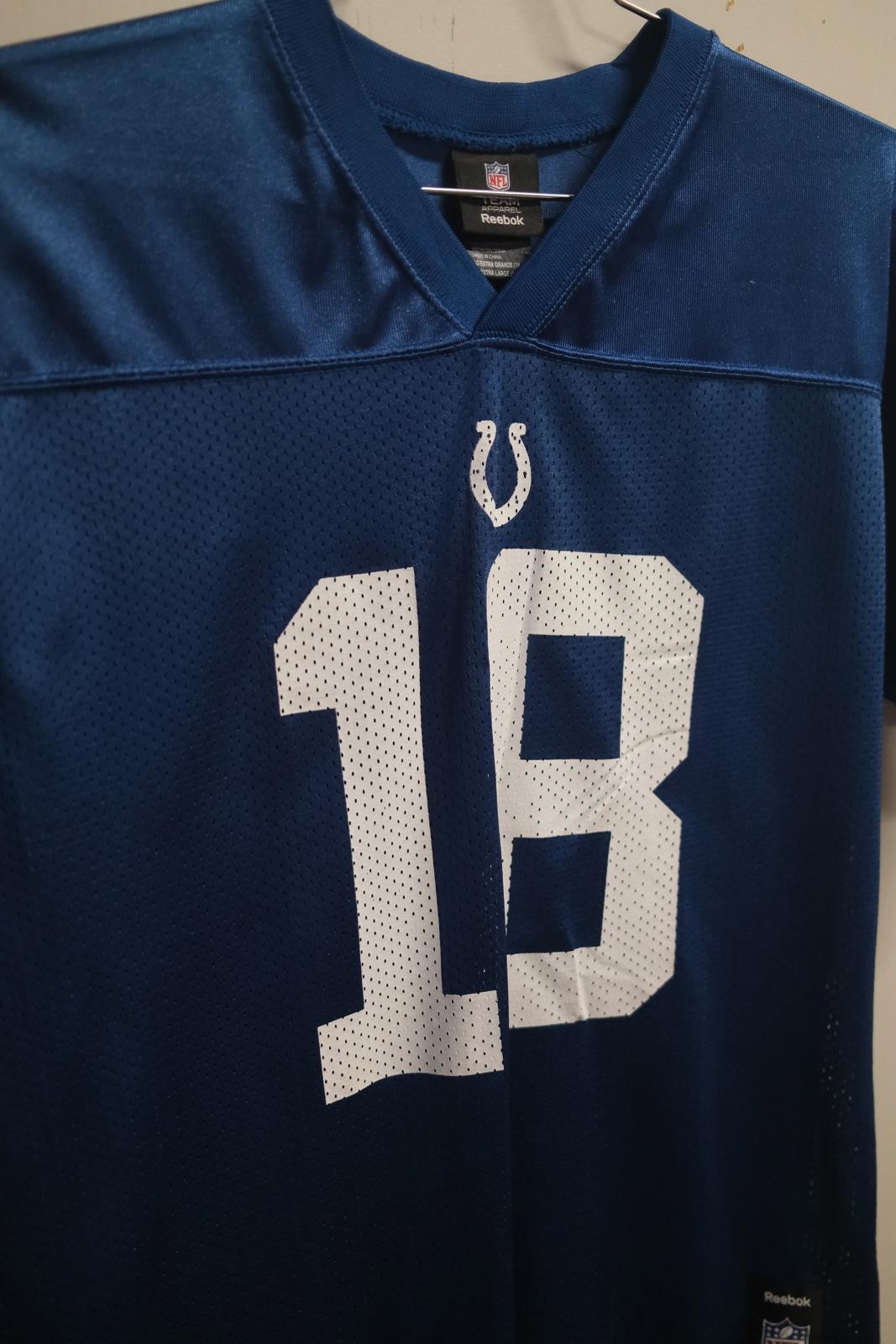 Reebok Indianapolis Colts Manning #18 Football Jersey