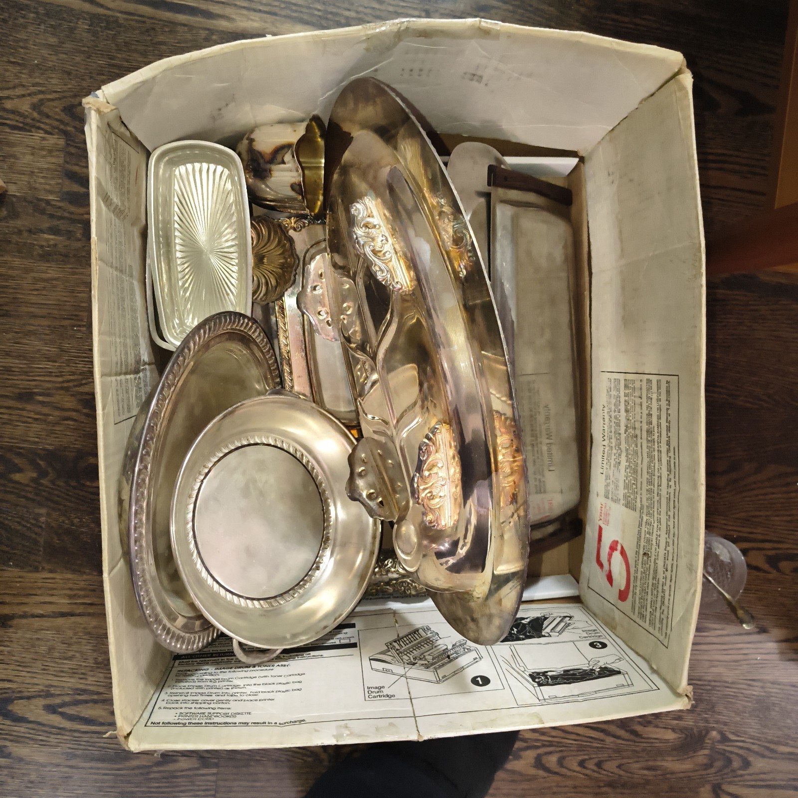 Miscellaneous Items Silver Over Copper Entire Box All Items Picture Grab Bag
