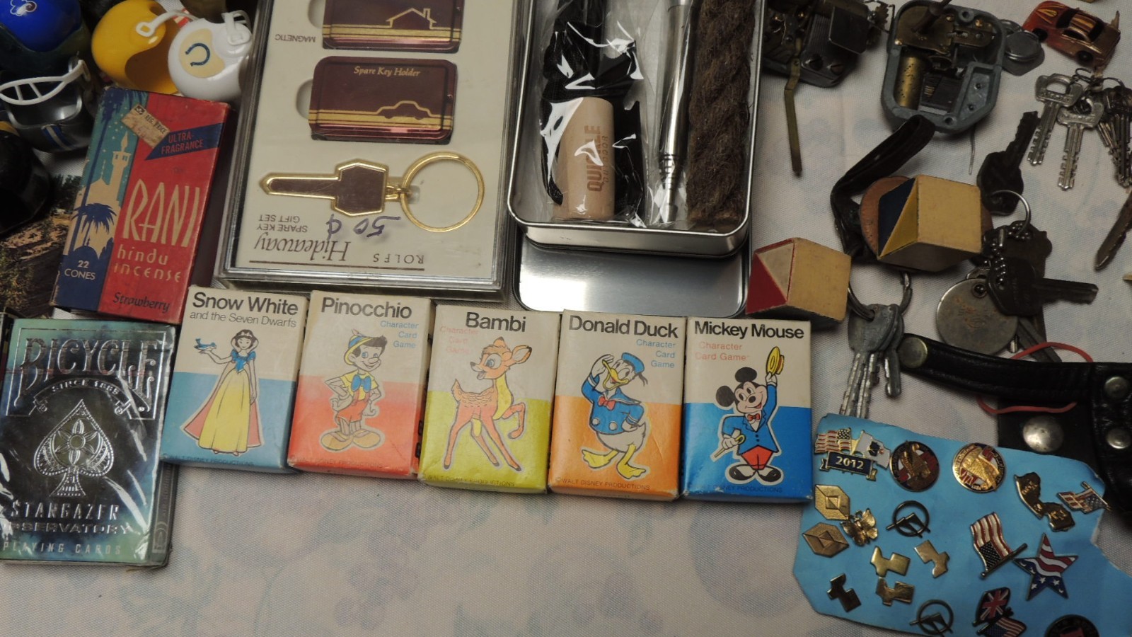 Vintage junk drawer mix lot various items