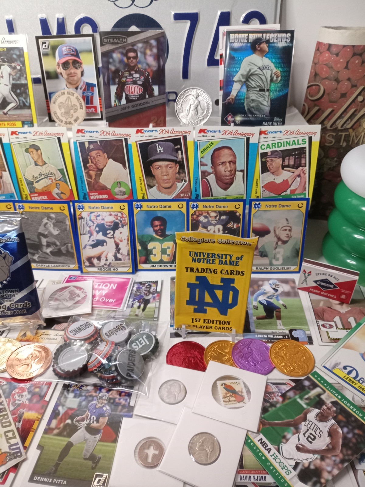 Large Junk Drawer Lot Mixed Collectibles, Coins, Cards & Misc Collectibles, #JD