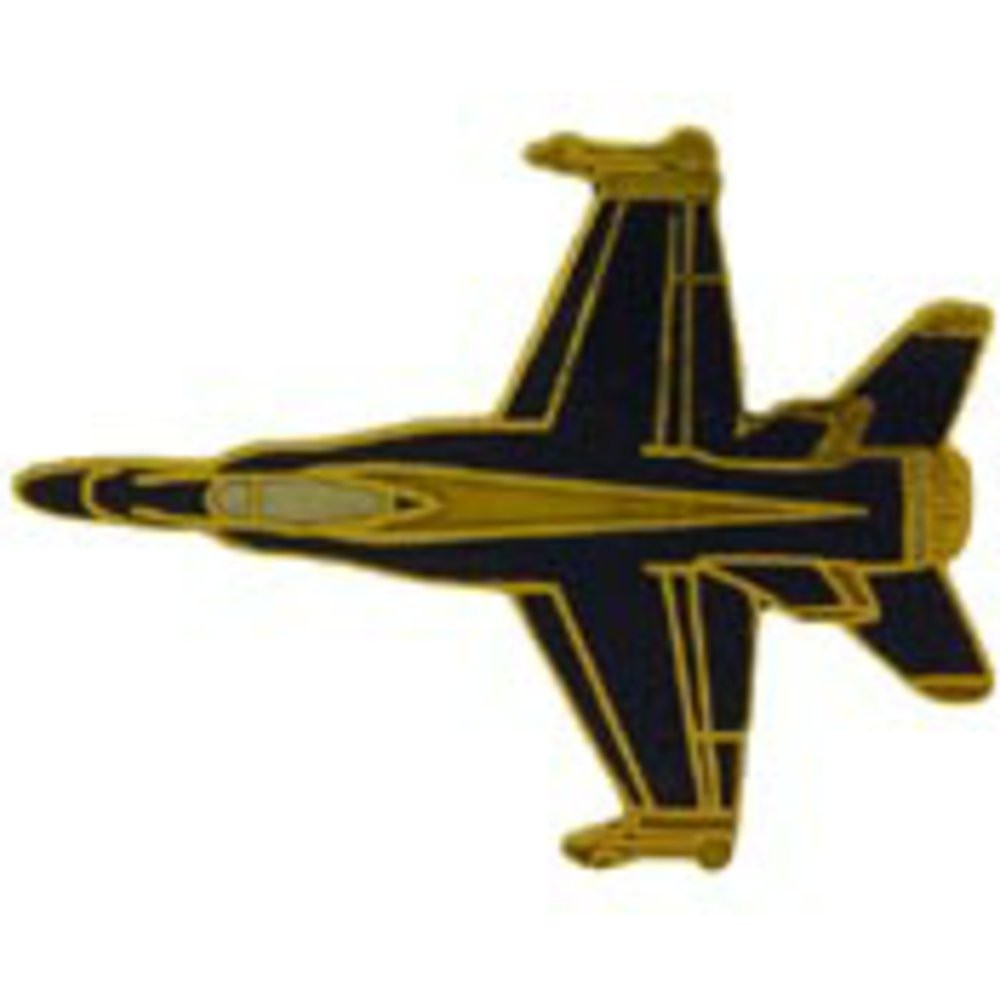 EagleEmblems P18100 PIN-B/A,FA-018 Hornet (TOP View) (1.5”)