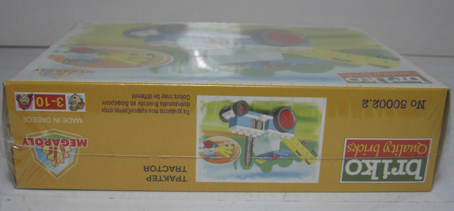 VTG BRIKO QUALITY BRICKS TRACTOR MADE IN GREECE NEW MISB SEALED