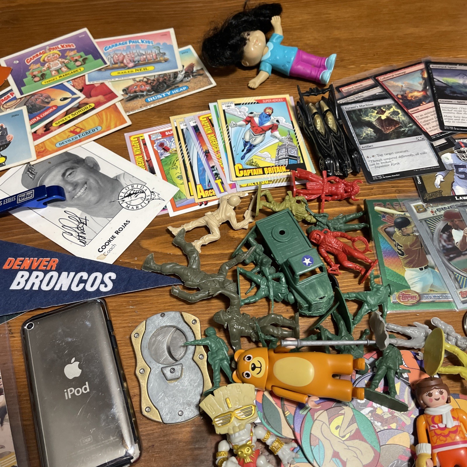 Vintage Junk Drawer Lot – Toys, Cards, GPK, Keychains, Watches, Jewelry, Pokémon