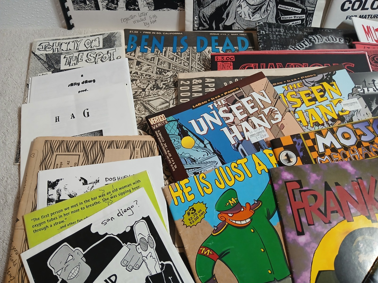 JUNK DRAWER LOT OF 20+*DC/INDEPENDENT*COMIC BOOKS*MAGAZINES*BOOKS+MORE*SP*SAI
