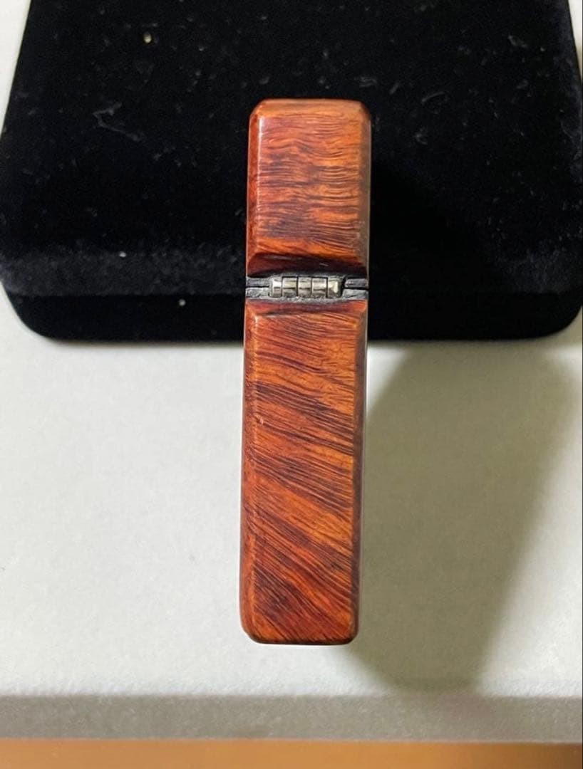 zippo briarwood slim 1985 vintage good condition