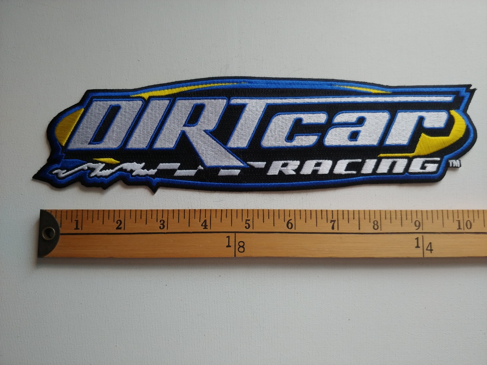 * 1 RARE DIRT CAR RACING DRIVER JACKET PATCH BADE CREST ECUSSON *