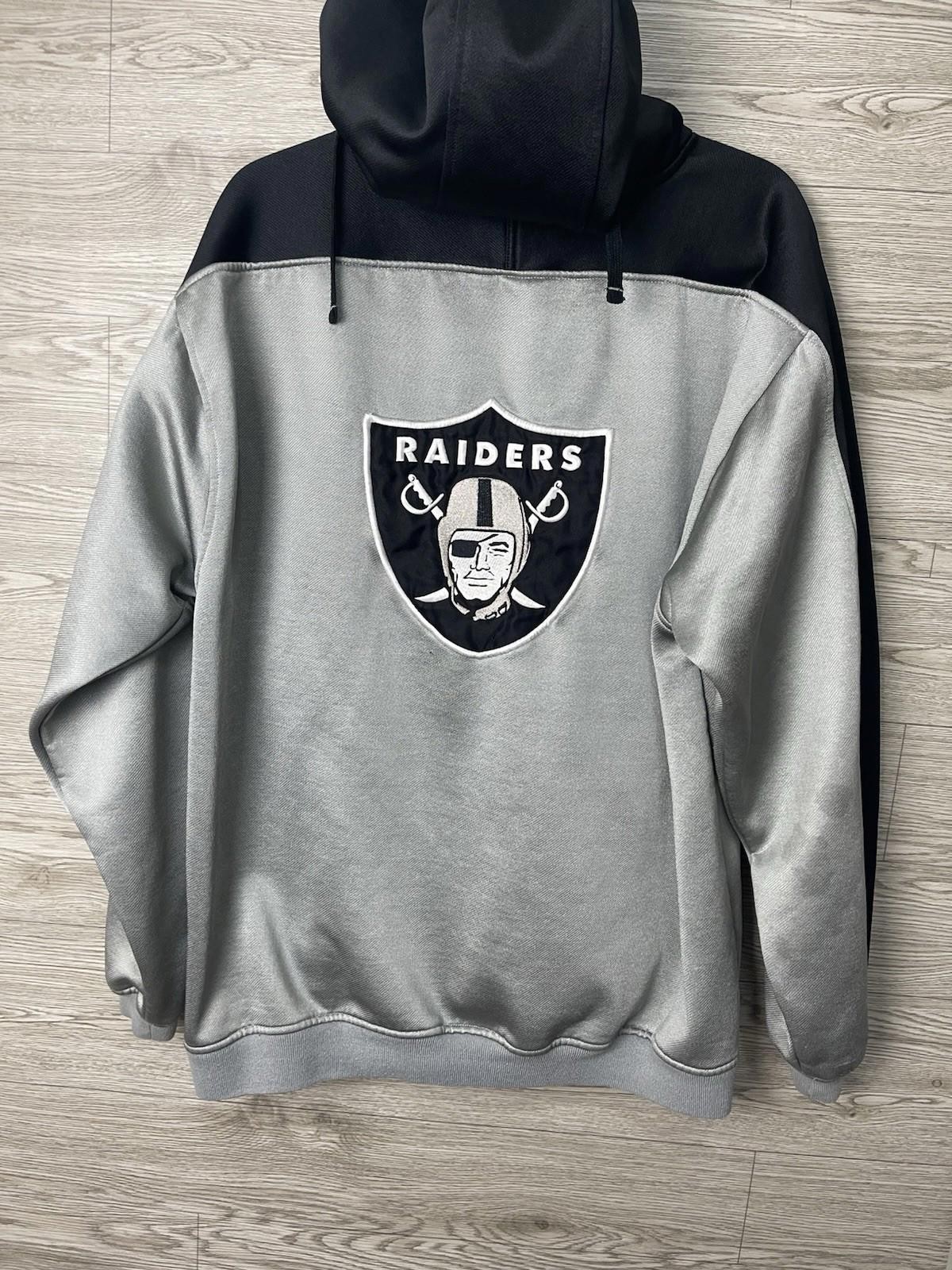 Las Vegas Raiders Pullover Hoodie NFL Team Reebok Men Large