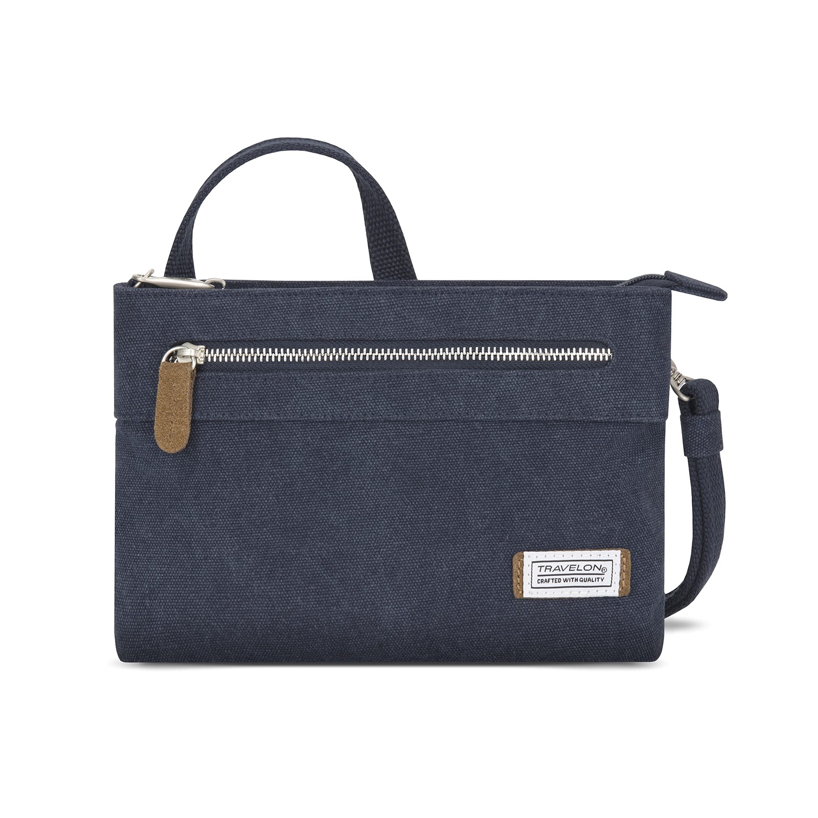 Travelon Women’s Anti-Theft Heritage Small Crossbody Bag Indigo One Size
