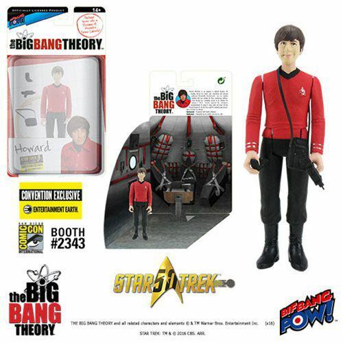 The Big Bang Theory Action Figures with Diorama Set Howard TOS EE Exclusive 10cm