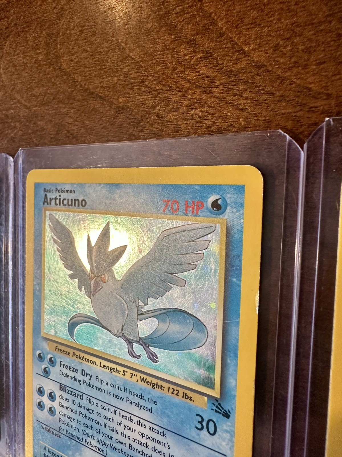 Holographic Pokemon Cards Articuno, Kangaskhan, Lapras, Aerodactyl Base Set