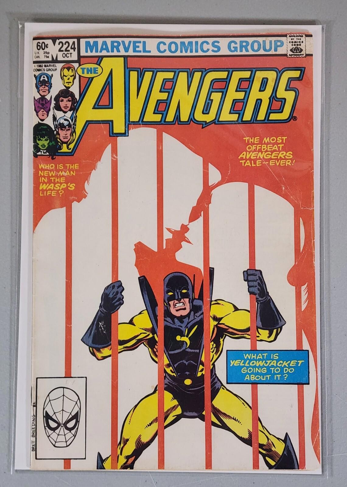 AVENGERS Vol 1 224 226 229 244 See Description Marvel 1982 lot 4