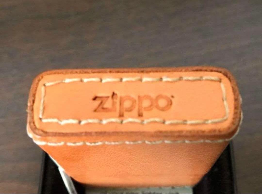 Zippo WINS HOUSE Winds House Leather Made in 2004 Good Condition