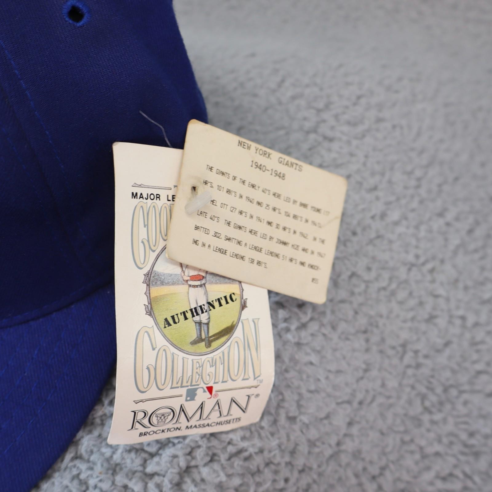 New York Mets Vtg Roman Pro MLB Cooperstown Hat 6 3/4