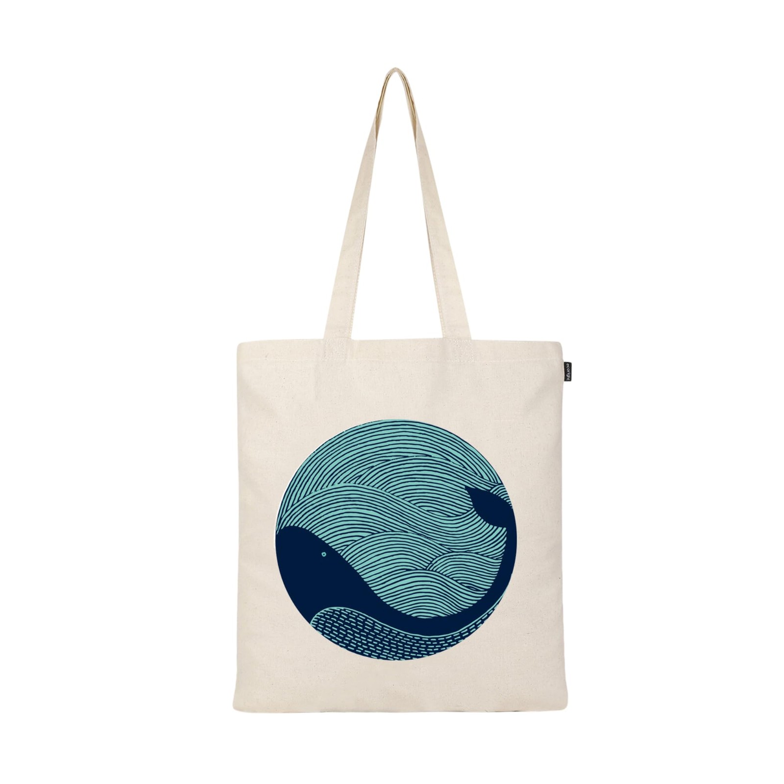 Ecoright Aesthetic Canvas Tote Bag Women Reusable Cotton Grocery Beach Daily Use