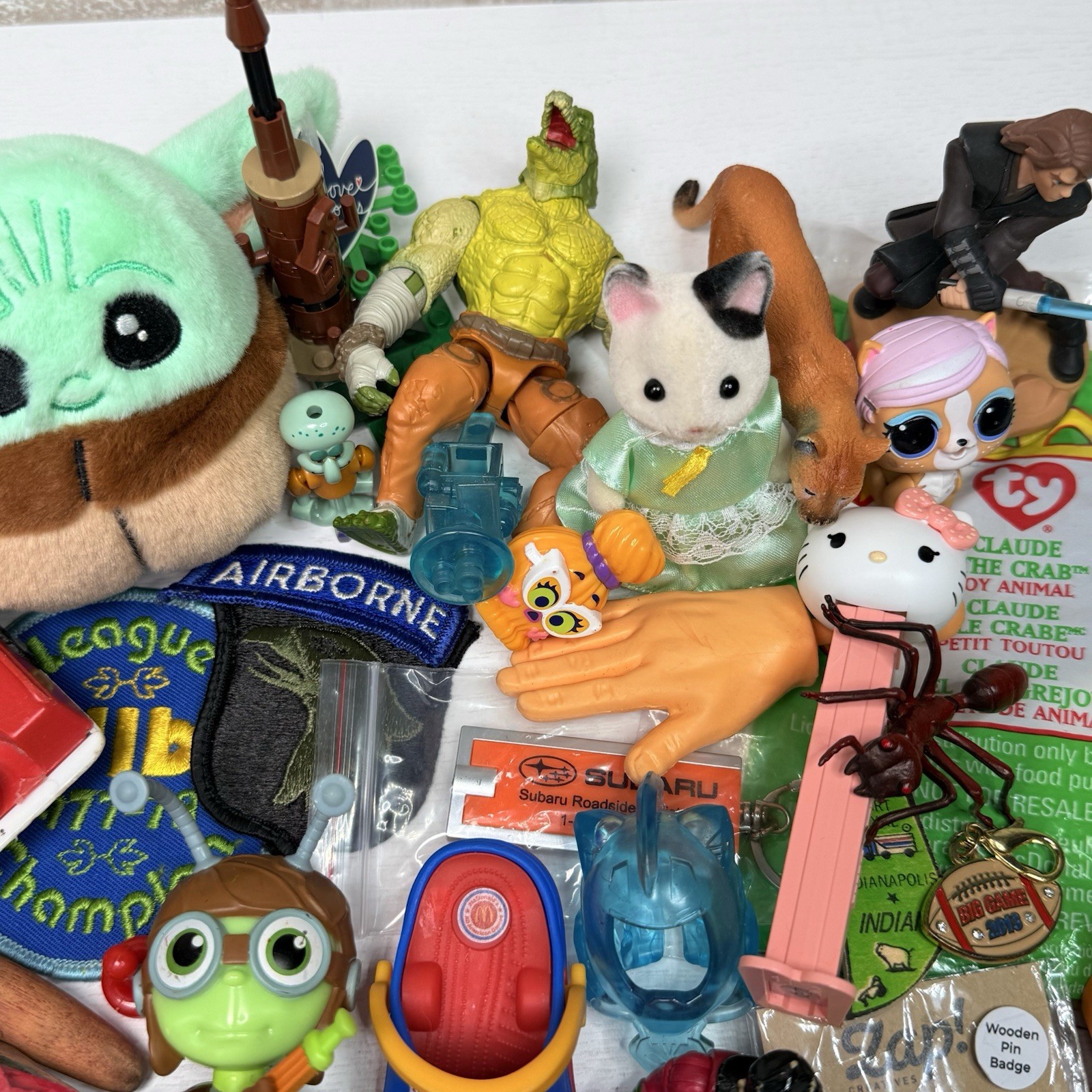 Junk Drawer Mixed Lot Assorted Smalls Toys Trinkets 2.16 Pounds