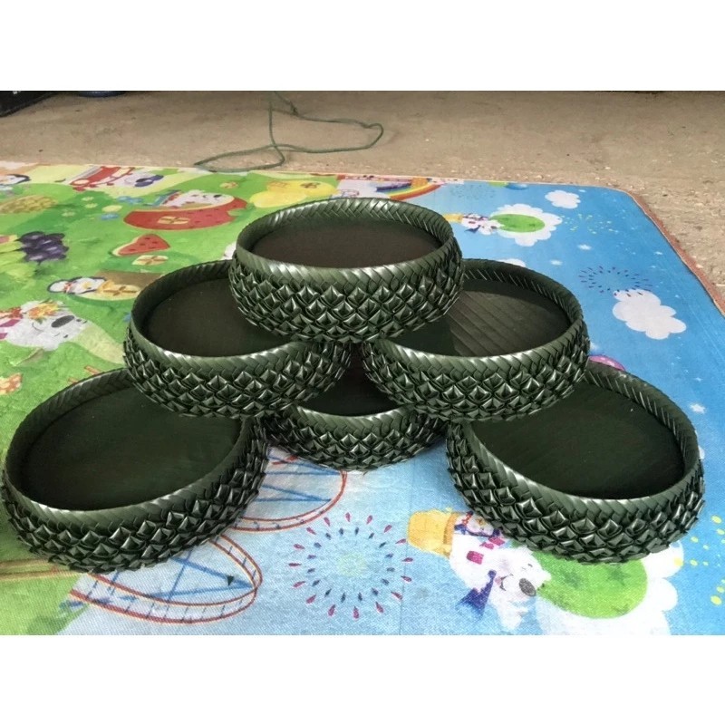 Thai Krathong Banana Leaf Style Tray 8″ Handmade Wedding Offering