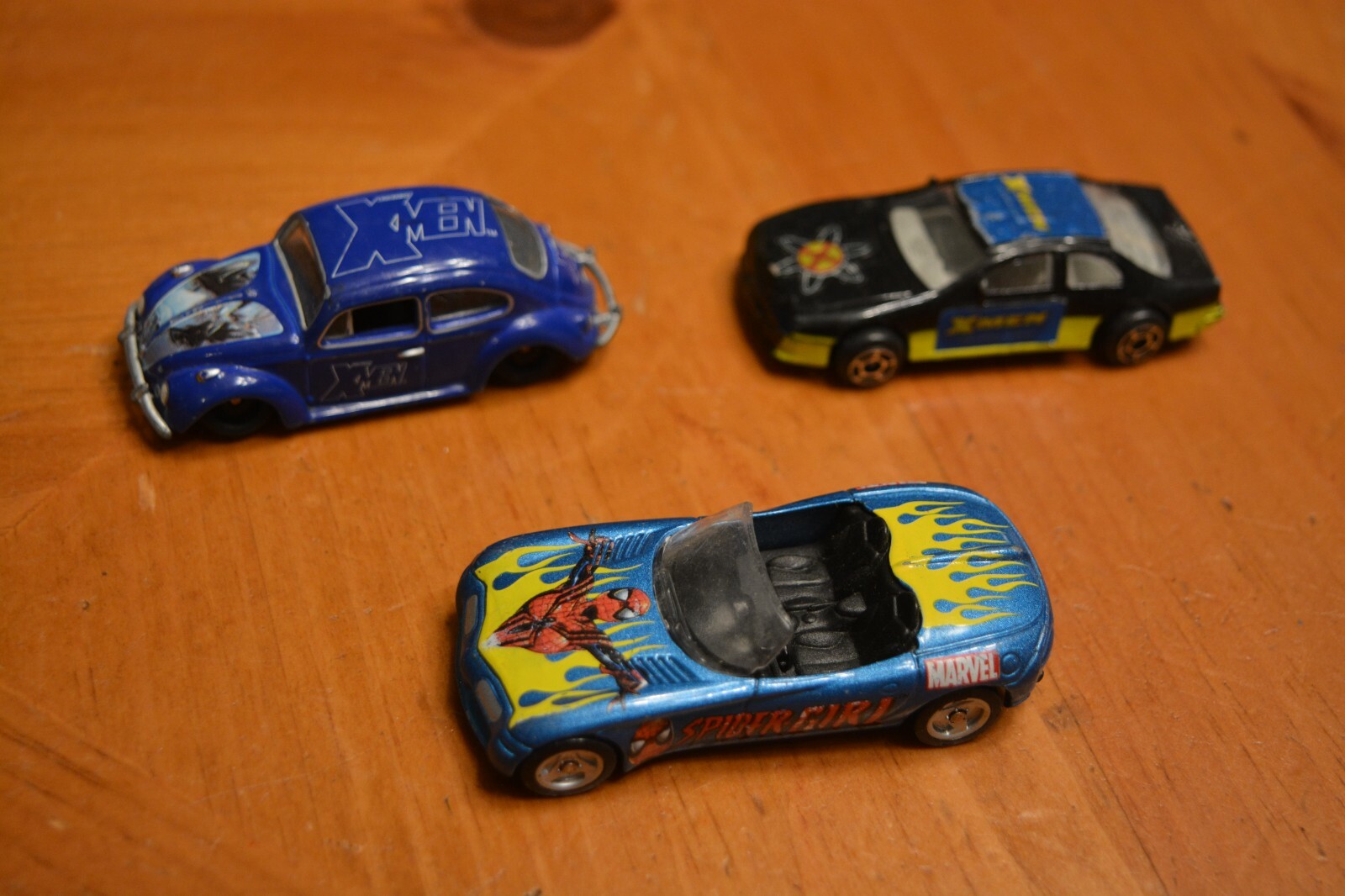 MARVEL COMICS AND COKE COCA COLA VEHICLES LOT USED SOME RARE