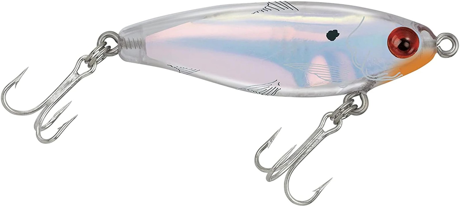 Mirrolure 27MR-S Mirrodine XL Susp Twitchbait Silver Lum/Clr 3 1/8in 9/16oz